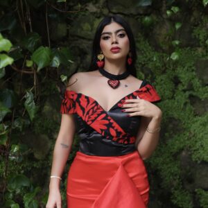Tafeta Otomi Rojo